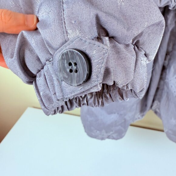 NWT Cyclone Down Coat Parka – Gray Snowflake Print, Faux-Fur Hood, Size M - Picture 8 of 16